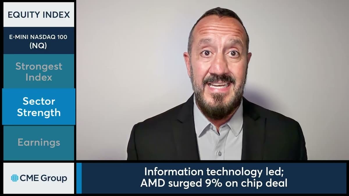 IT Sector Strength Helps Nasdaq-100 Outperform. 2/25/26