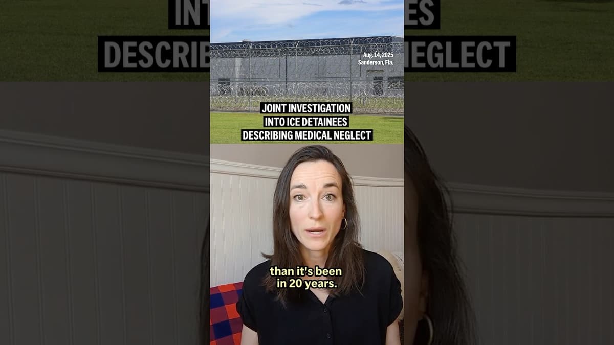 Joint Investigation Into ICE Detainees Describing Medical Neglect