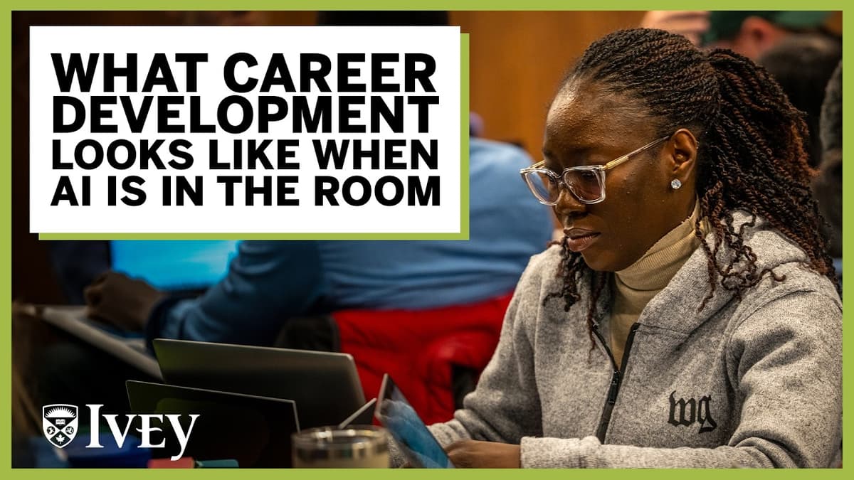 What Career Development Looks Like When AI Is in the Room