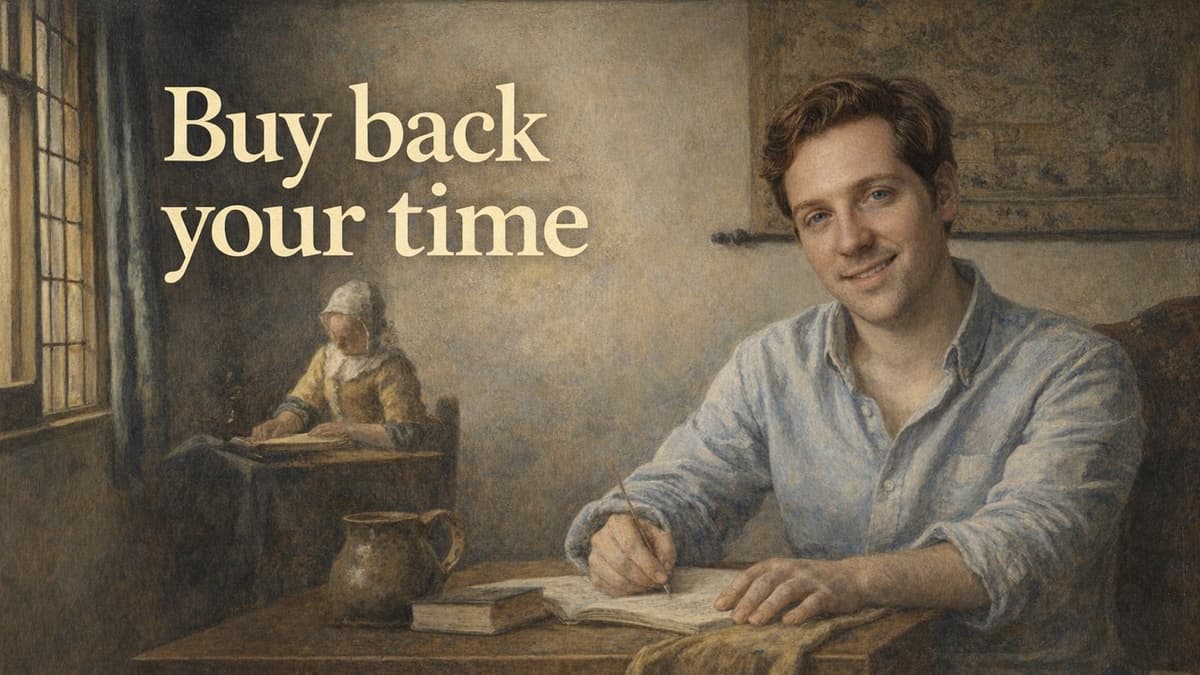 How to Leverage Money for Time (Business 101)