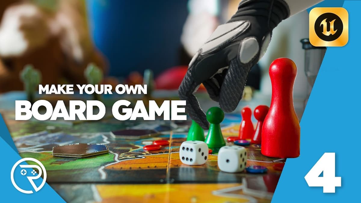 Unreal Engine 5 Tutorial -  Make Your Own Board Game Part 4: Rolling Dice