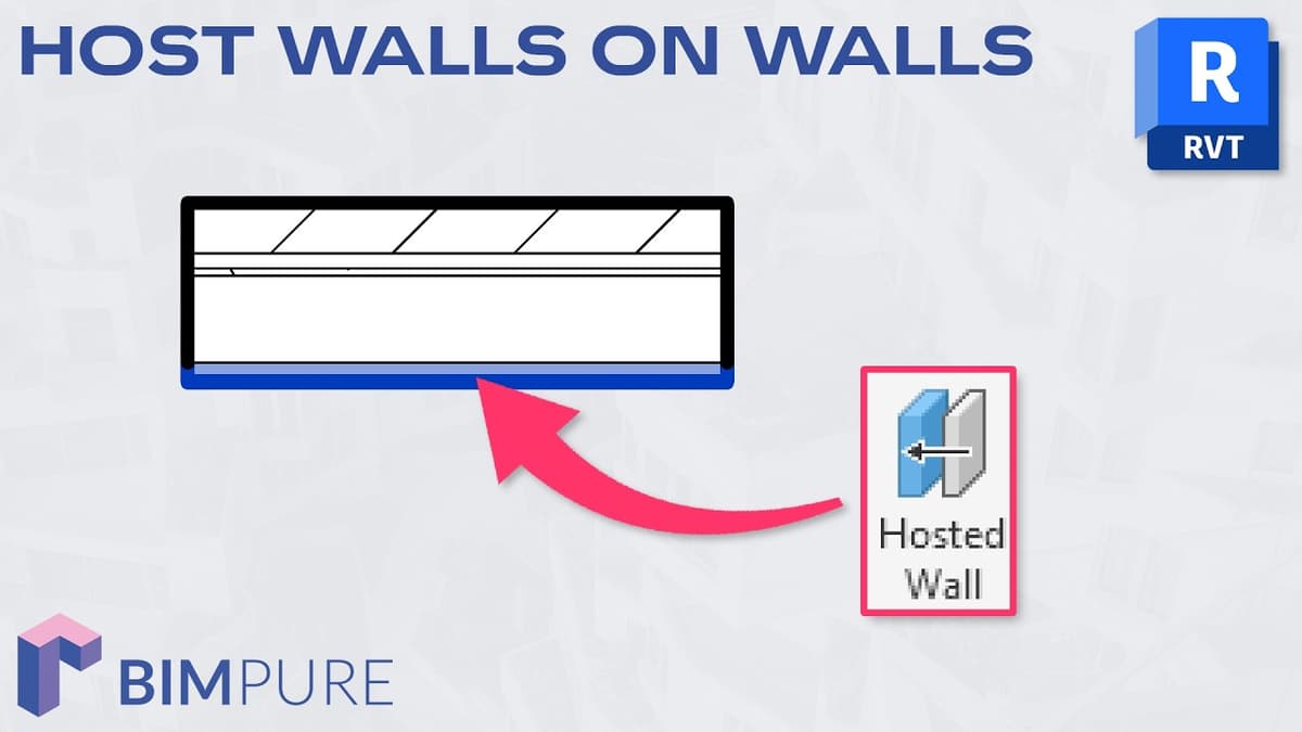 Revit 2027 New Feature: Wall Hosted on Walls