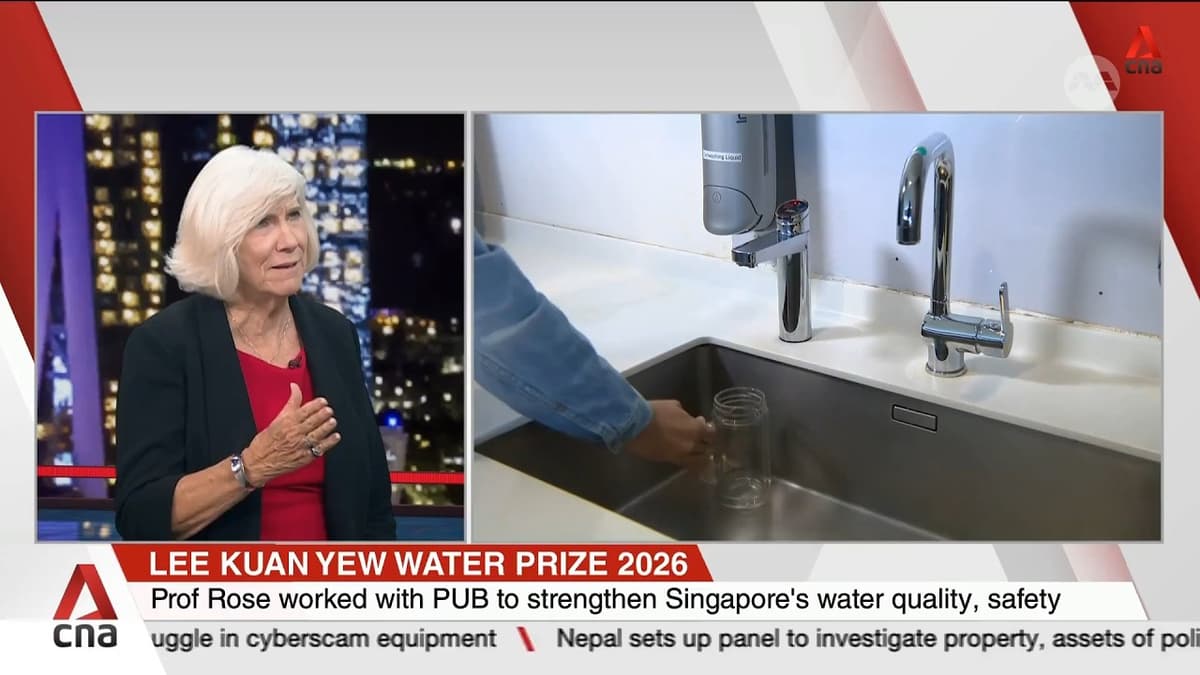US Microbiologist Joan Rose Wins Lee Kuan Yew Water Prize for Work on Water Safety Standards
