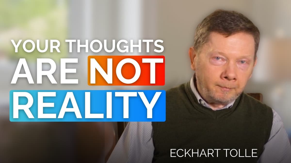 The Story You Tell Yourself Is Not Who You Actually Are | Eckhart Tolle