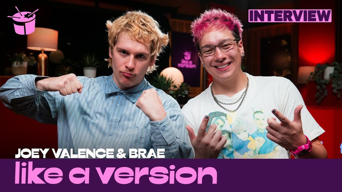 Behind Joey Valence & Brae's Cover of Amyl and the Sniffers for Like A Version (Interview)