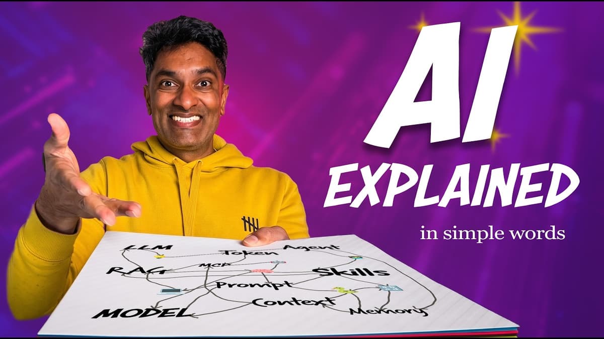 20 AI Terms Explained in Plain English in 20 Minutes 🕓