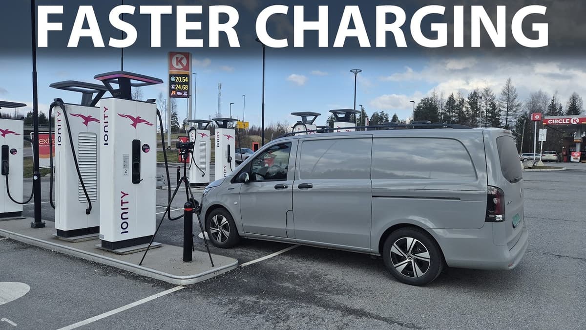 Mercedes eVito Charging Test