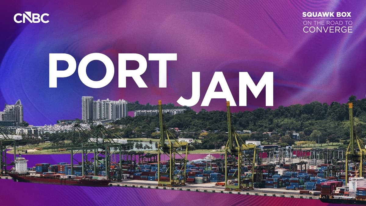 Singapore’s Port Faces a Shipping Jam