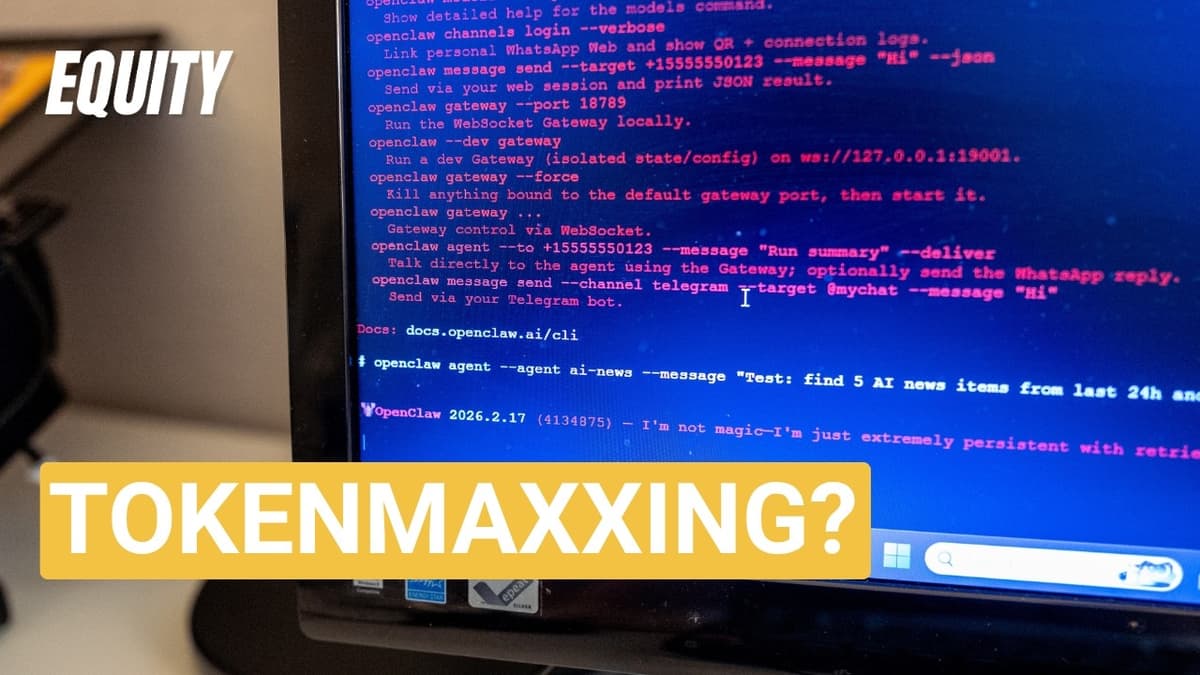 Are We Tokenmaxxing Our Way to Nowhere? | Equity Podcast