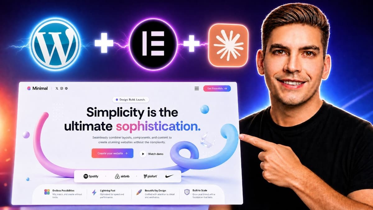 I Built a WordPress Website in 2026 Using Claude Design & Elementor