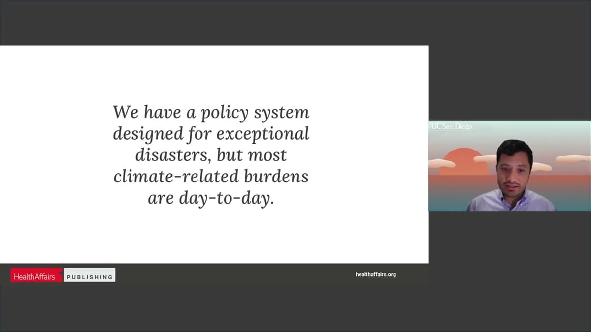 Theme Issue Briefing: Climate, Health, and Equity
