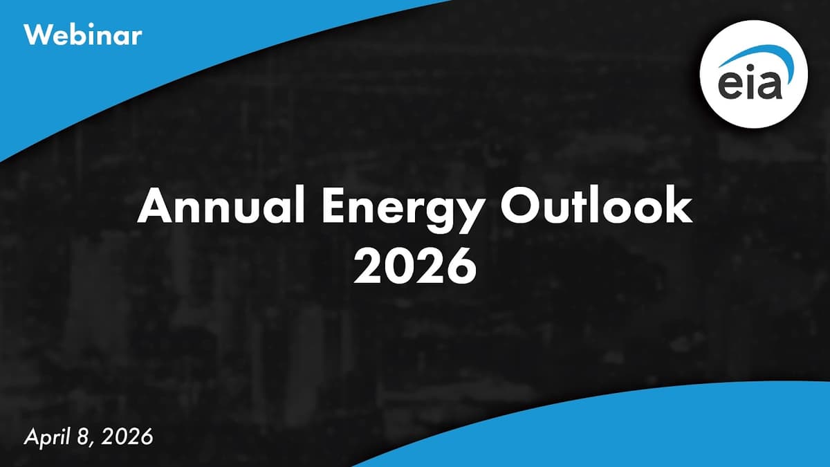 Annual Energy Outlook 2026 Webinar