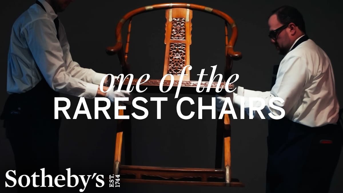 This Is One of the Rarest Chairs in the World | Sotheby’s