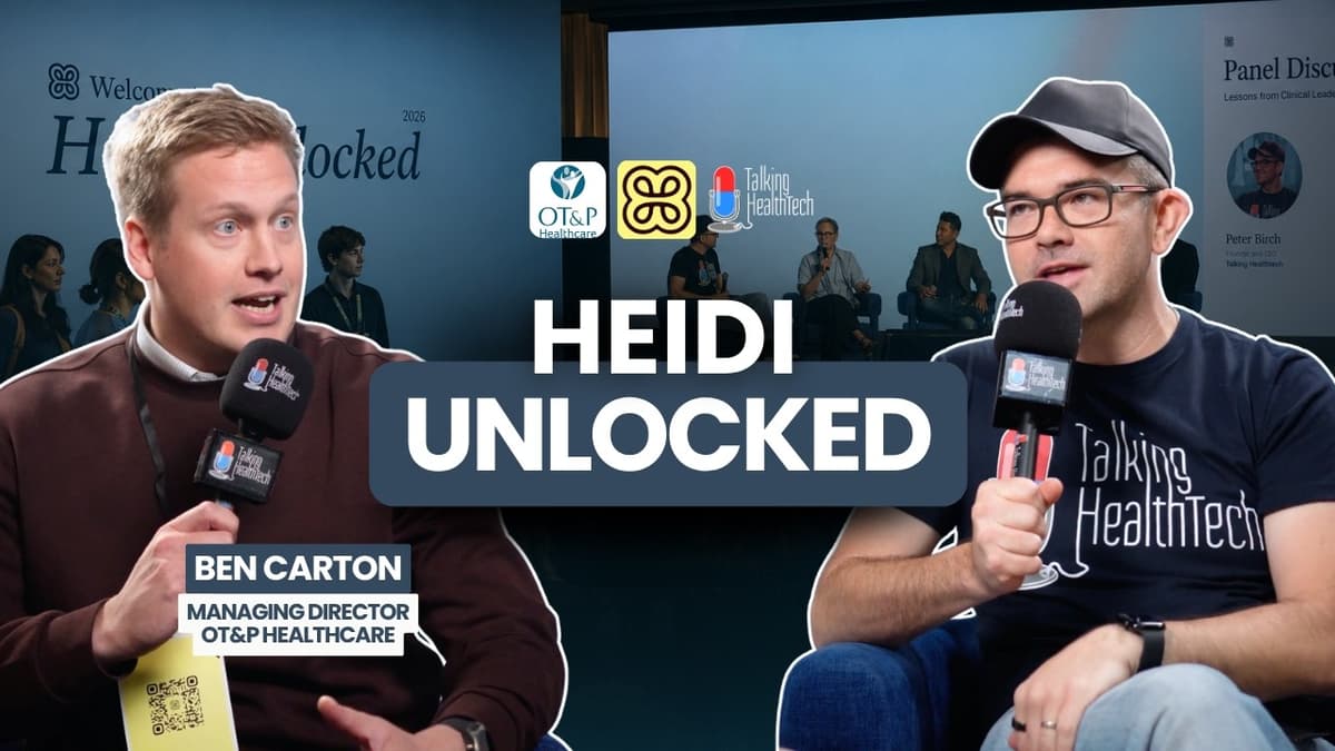 Heidi Unlocked: Ben Carton - Managing Director, OT&P Healthcare