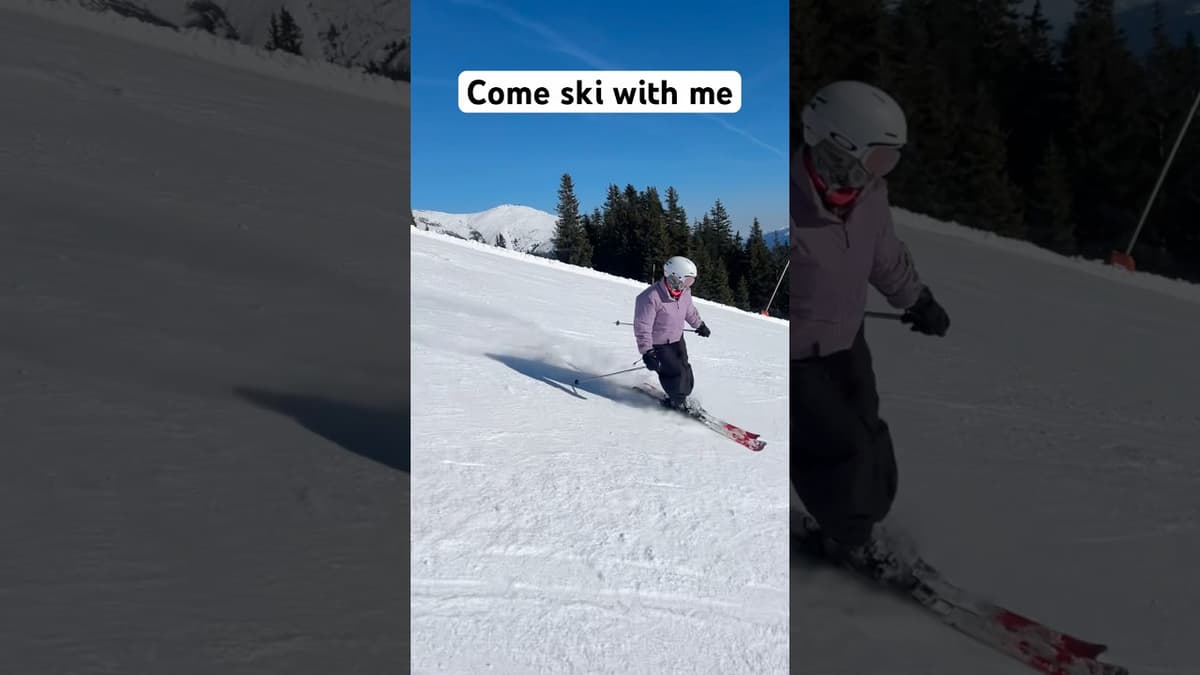 Second Day Ever of Skiing! #zillertal #austria #skitrip #ditl