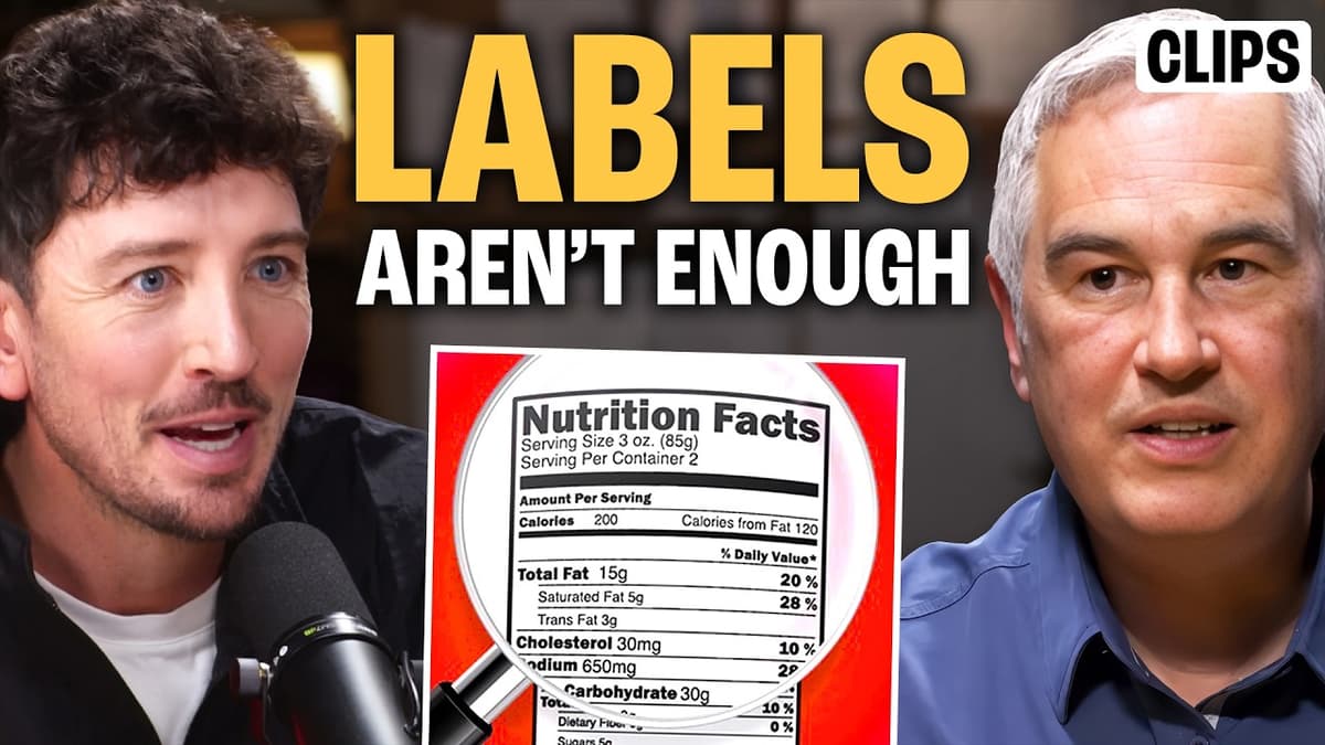 Why Ultra-Processed Food Labels Won’t Fix Our Diet (What Actually Will) | Kevin Hall | EP#411