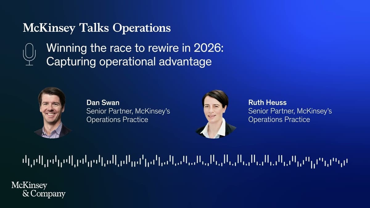 Winning the Race to Rewire in 2026: Capturing Operational Advantage