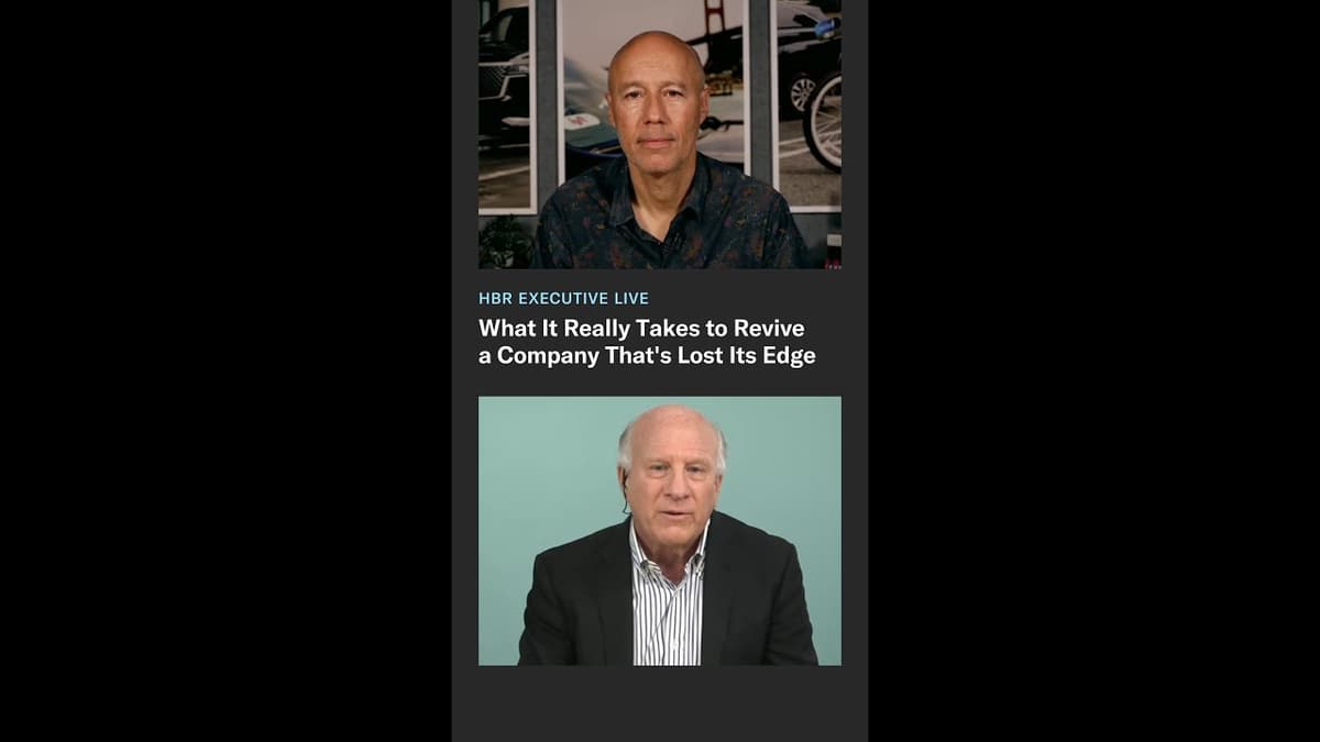 What It Really Takes to Revive a Company That's Lost Its Edge