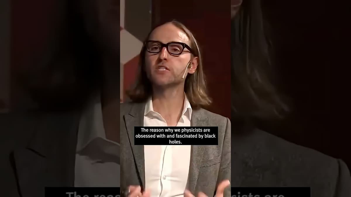 Why Physicists Are so Obsessed with Black Holes with James Beacham #shorts #blackholes #physics