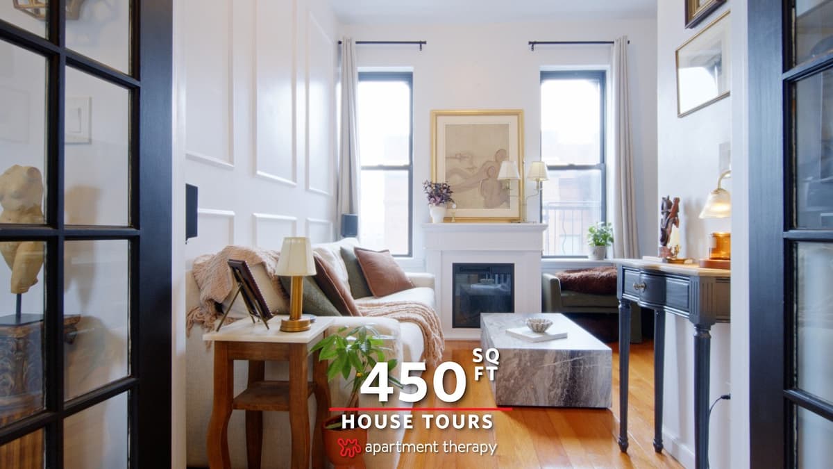 This Tiny Rent-Stabilized Apartment In Brooklyn Has A Surprisingly Smart Layout | Apartment Therapy
