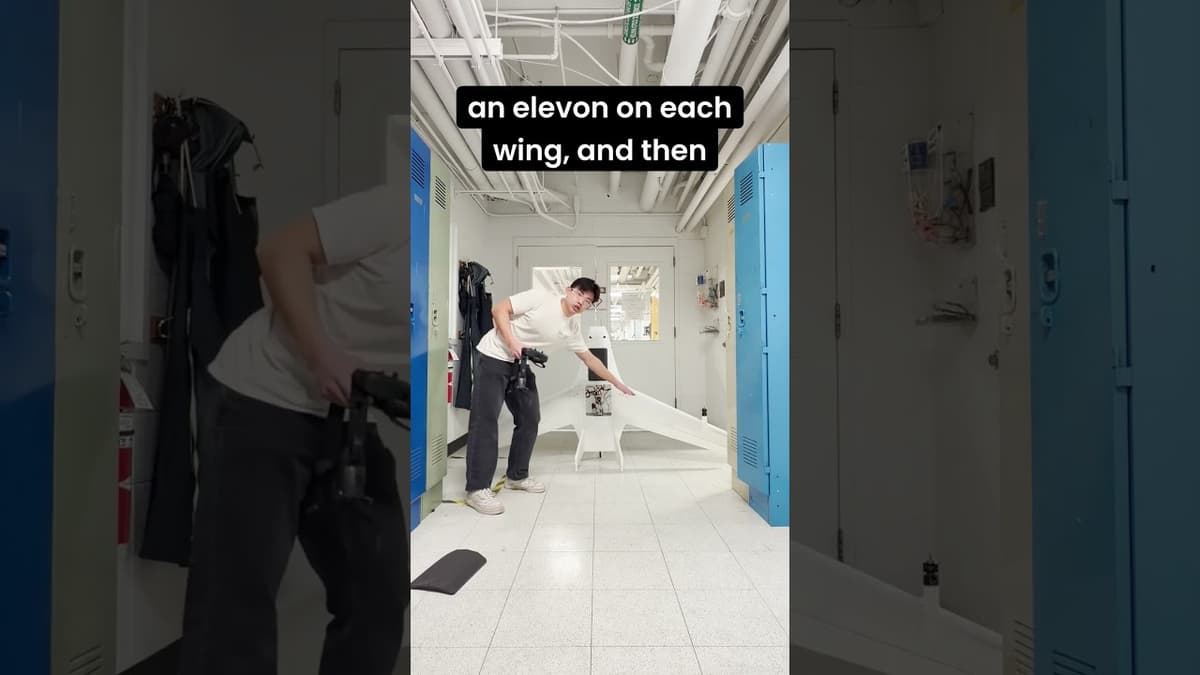 Alexander Liou's Blended-Wing Body Aircraft Senior Thesis Project