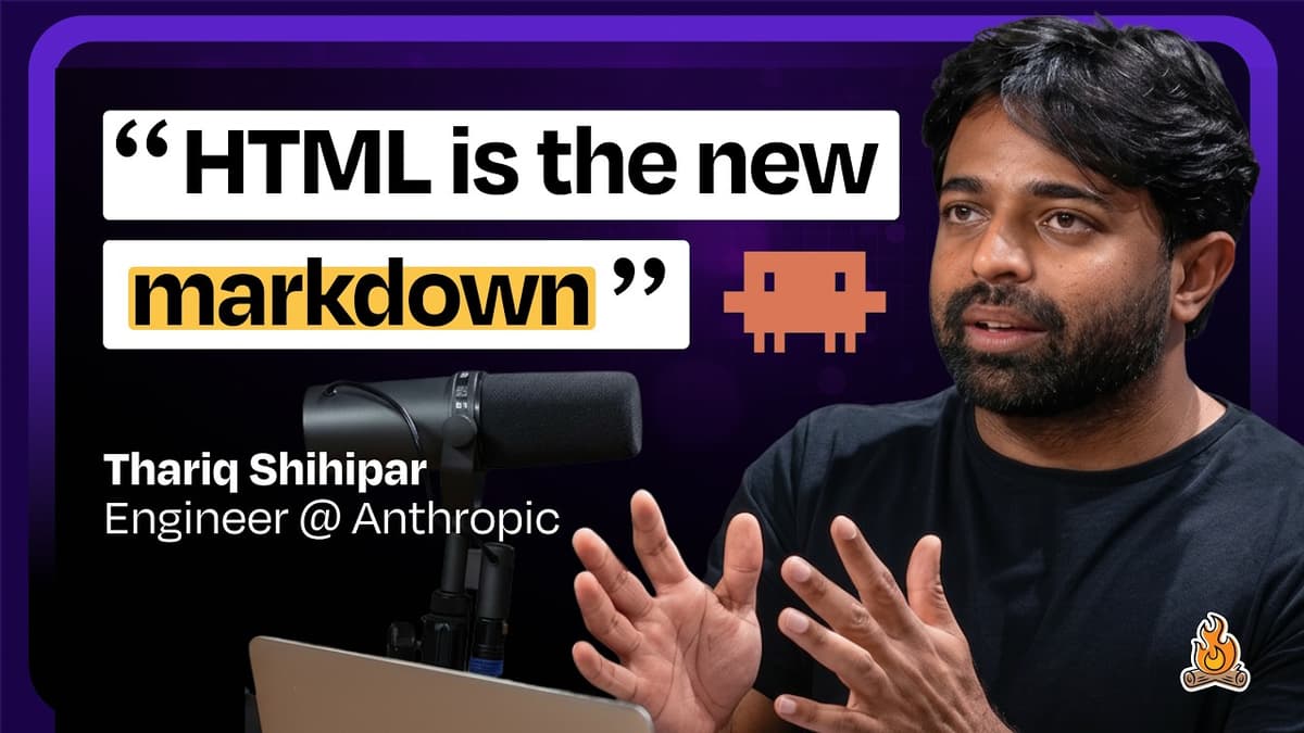 Why This Claude Code Engineer Uses HTML Files as AI Specs | Thariq Shihipar (Anthropic)