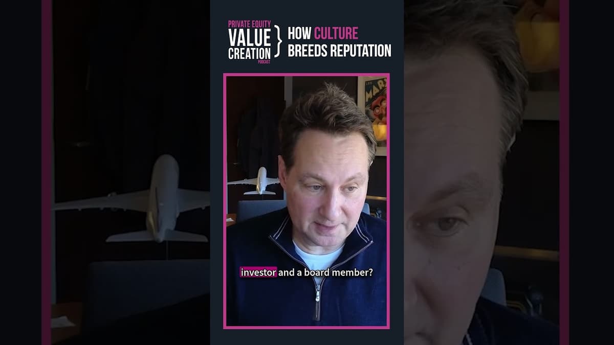 Why Great Investors Obsess Over Culture, Reputation & Not Taking Themselves Too Seriously