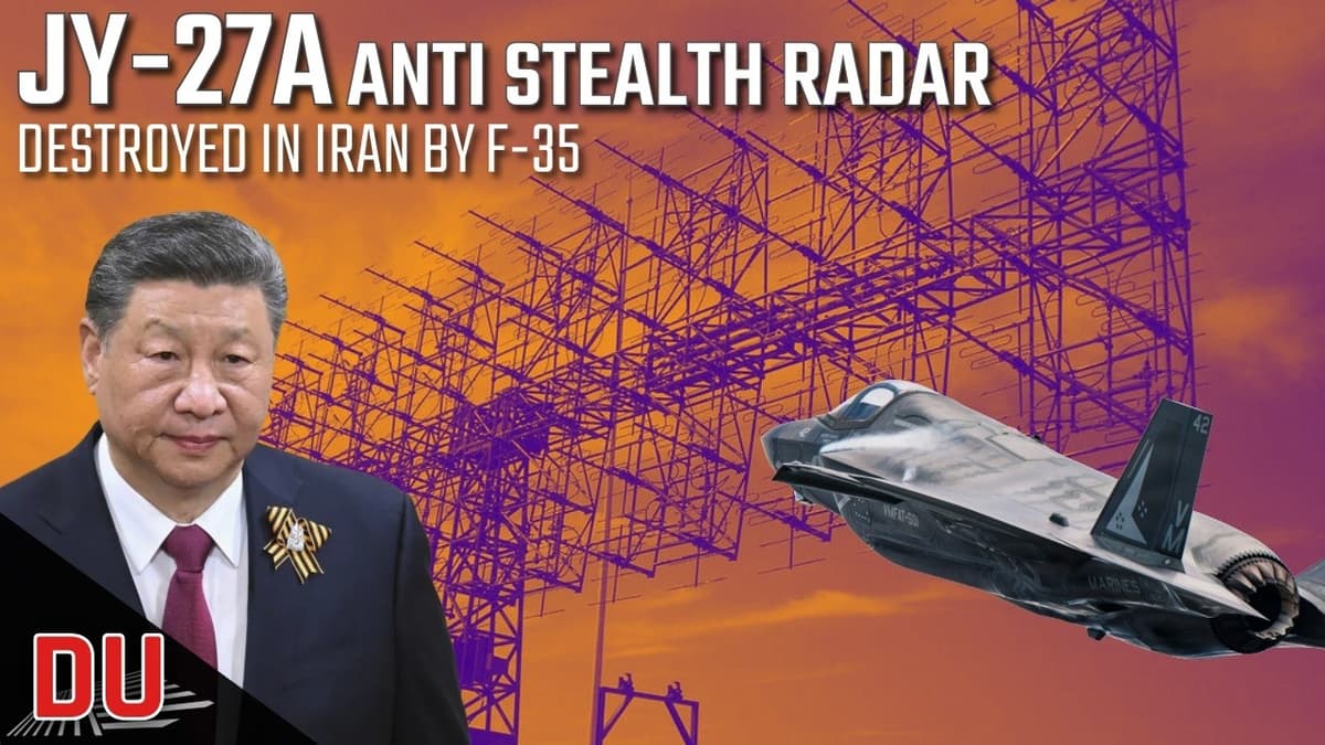 How China Supplied JY-27A Anti Stealth Radar Got Destroyed by F-35 in Iran ?