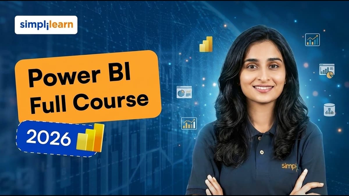 Power BI With AI Full Course 2026 [FREE] | Power BI With AI Tutorial | Power BI Course | Simplilearn