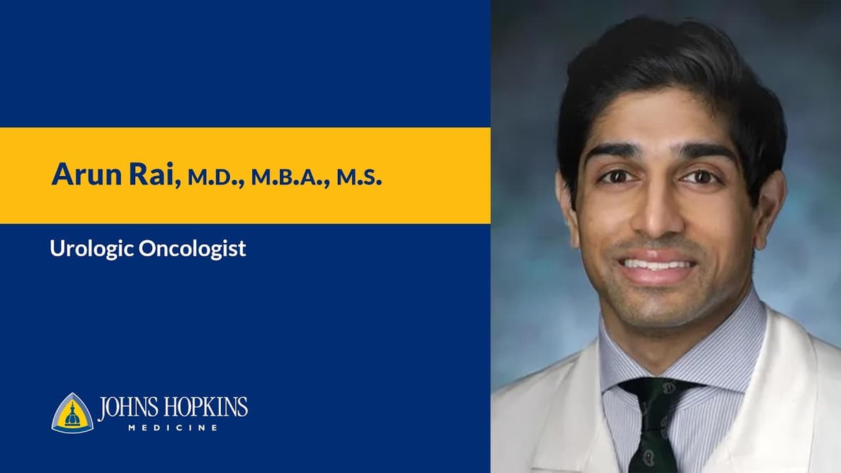 Arun Rai, M.D., M.B.A., M.S. | Urologic Oncologist