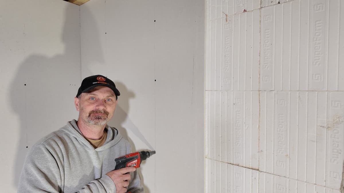 How To Install Drywall On ICF Walls