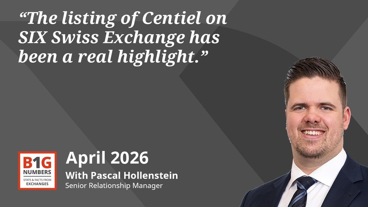 B1G Numbers, April 2026 | Exchanges