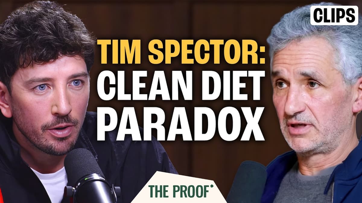Dr. Tim Spector: Why Eating Clean Makes You More Sensitive to Sugar | EP#412