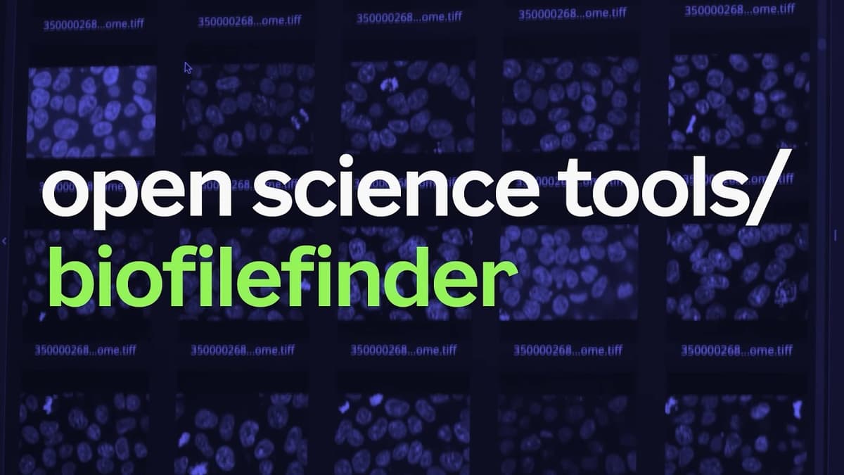 Biofilefinder/ Search, Organize & Share Biological Image Data
