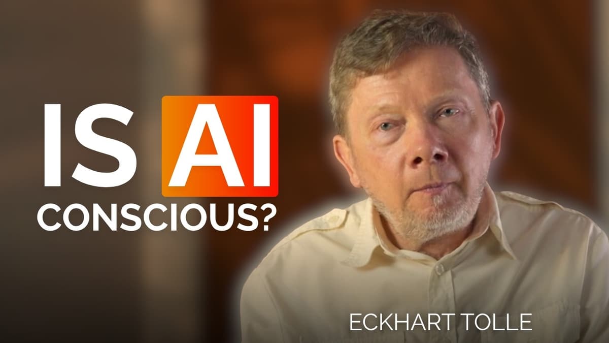 Why Human Consciousness Is Nothing Like Artificial Intelligence | Eckhart Tolle