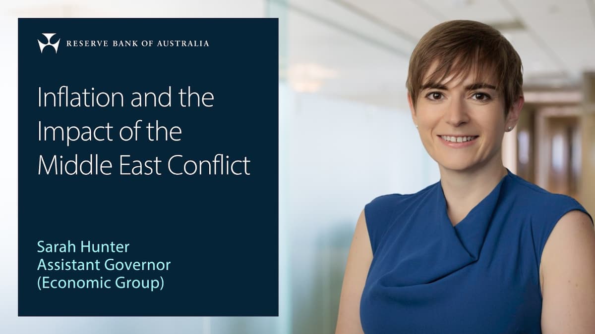 Sarah Hunter, Assistant Governor (Economic) Bloomberg 19 May 2026