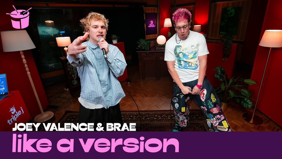 Joey Valence & Brae - 'BUST DOWN' (Live for Like A Version)