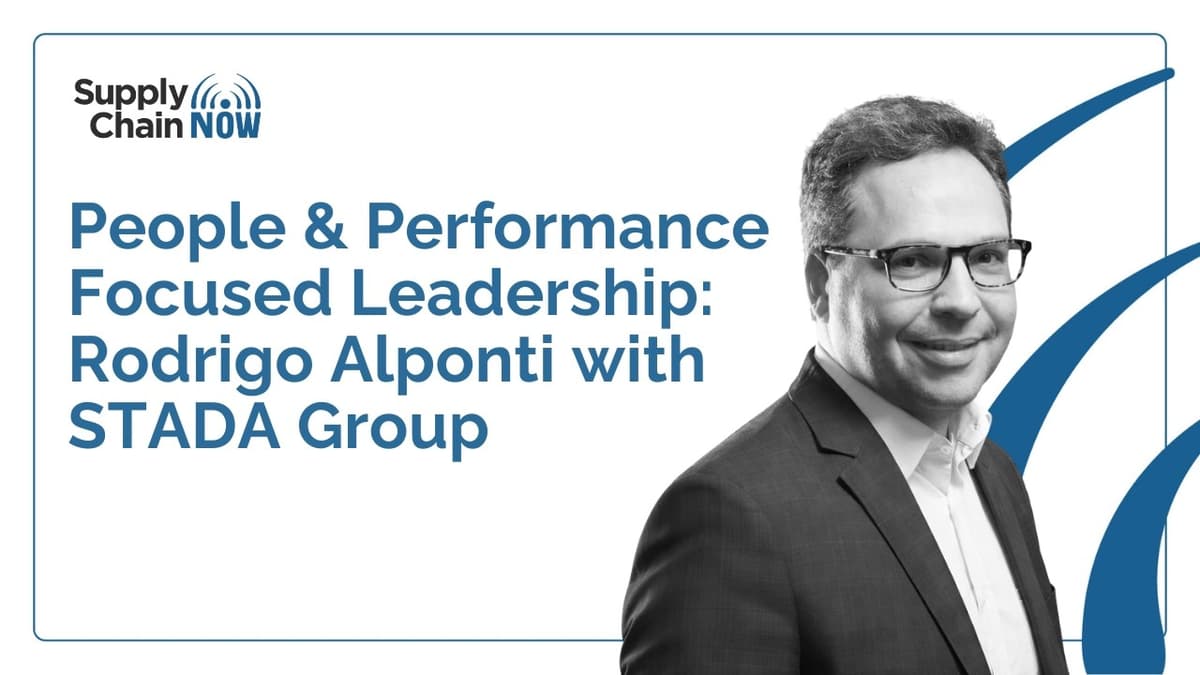 People & Performance Focused Leadership: Rodrigo Alponti with STADA Group