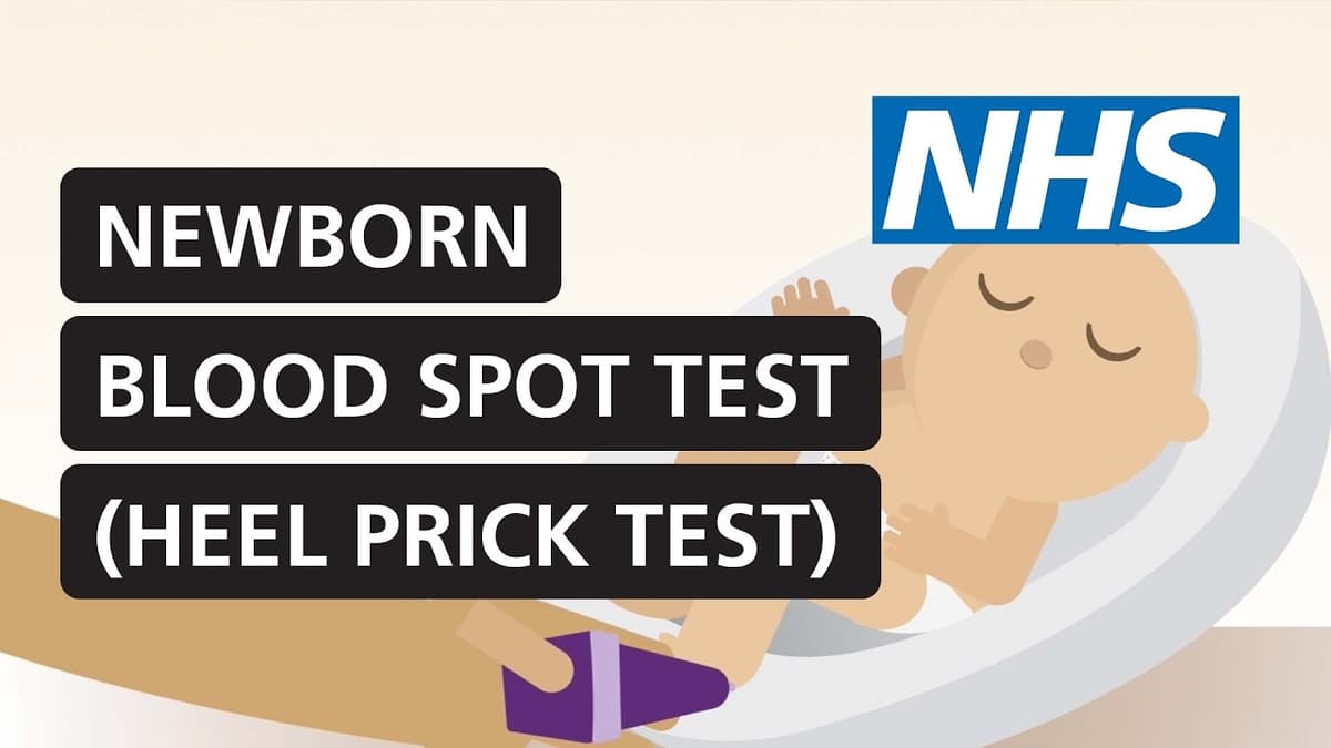 Newborn Blood Spot Test (Heel Prick Test) | NHS