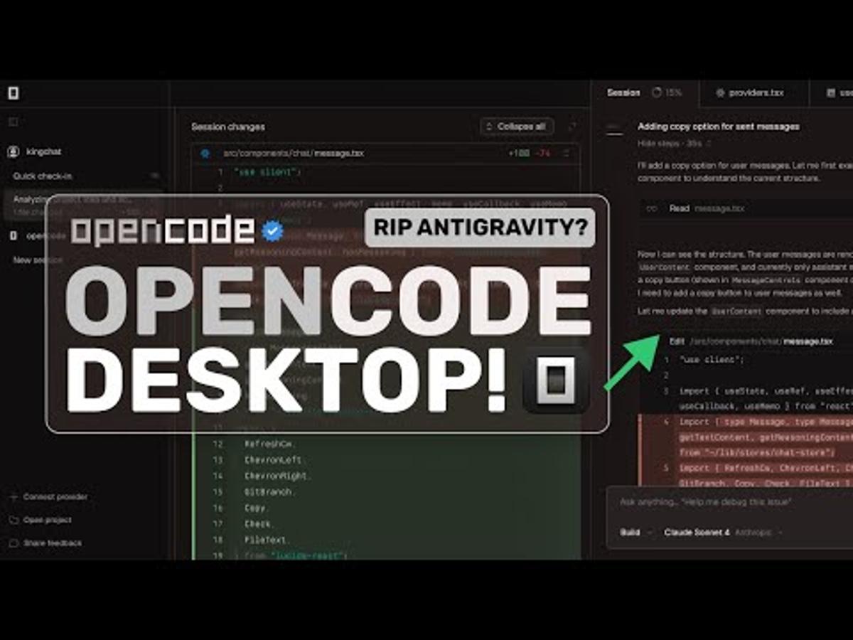 OpenCode Desktop: RIP Claude Code? Is It REALLY SPECIAL?