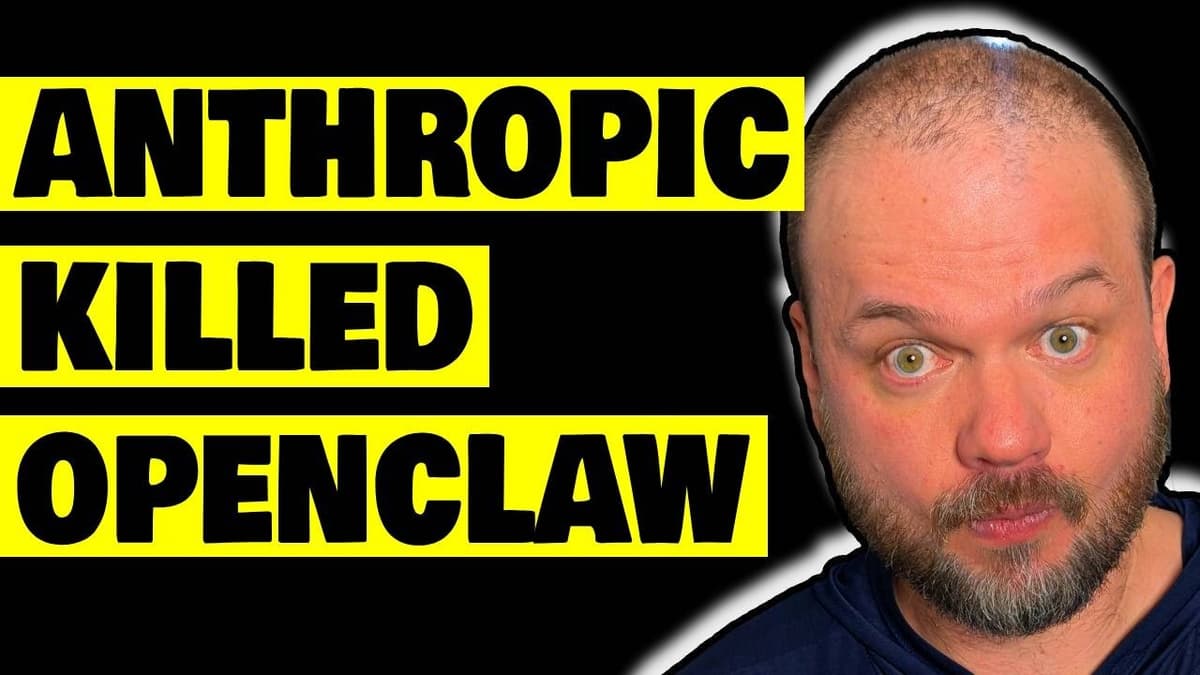 Did Anthropic Just END OpenClaw?