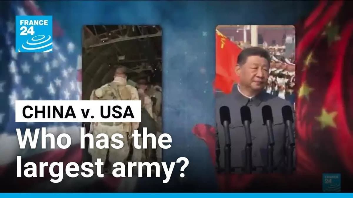 China or the US: Who Has the Largest Army? • FRANCE 24 English