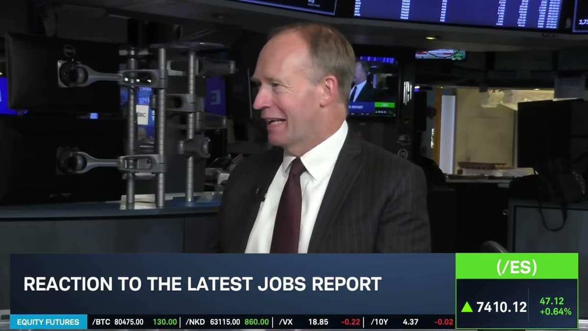 Emons on Jobs Data: "This Is a Great Report"