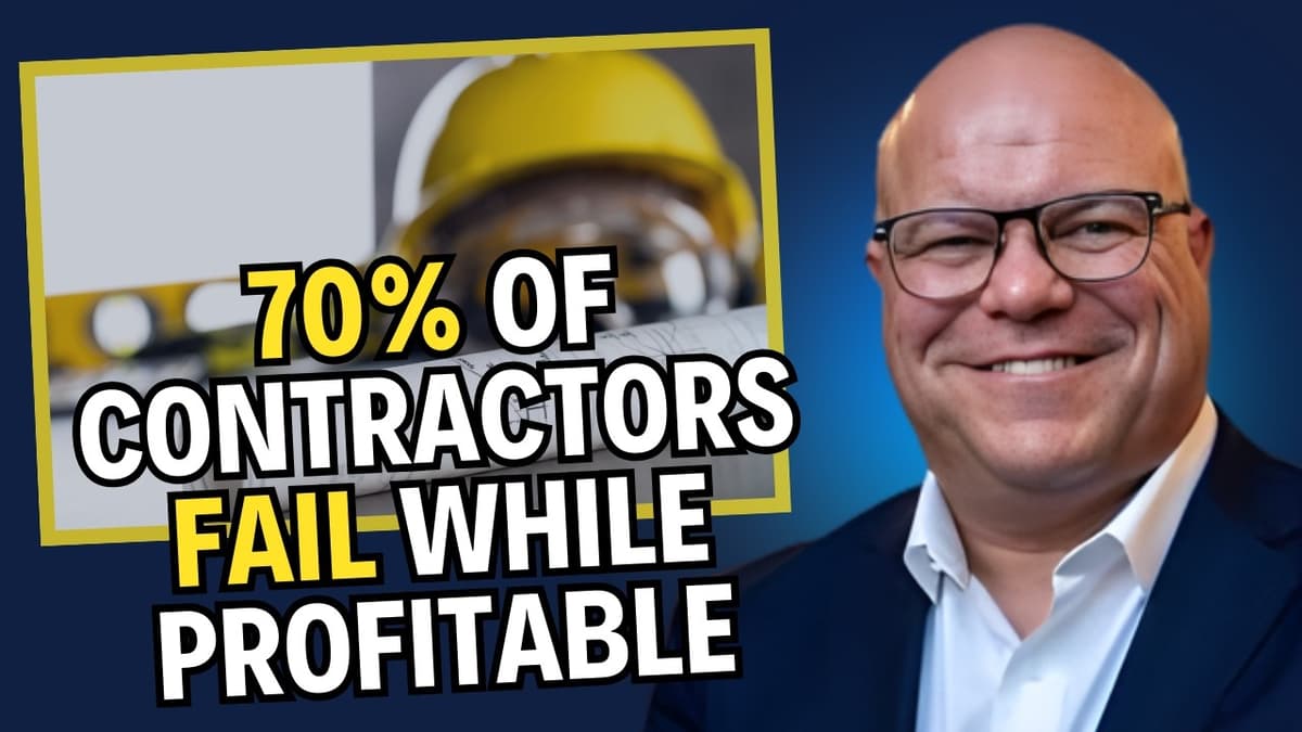 How Construction Companies Fail While Profitable and Accounting Strategy to Survive with Bryce Wisan