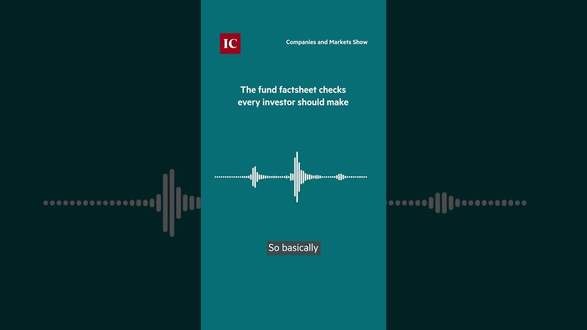 The Fund Factsheet Checks Every #investor Should Make