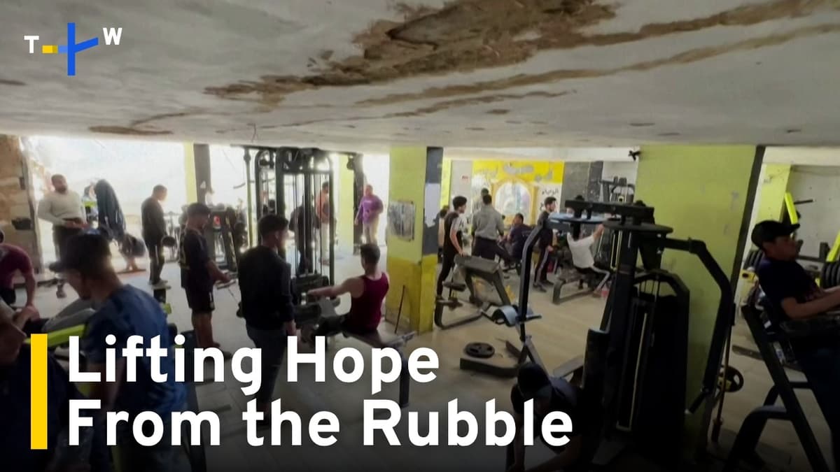 Gaza Residents Rebuild Gym in Khan Younis After Ceasefire｜TaiwanPlus News