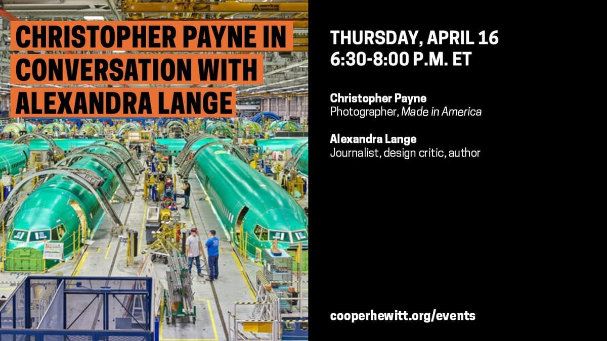 Made in America: Christopher Payne in Conversation with Alexandra Lange