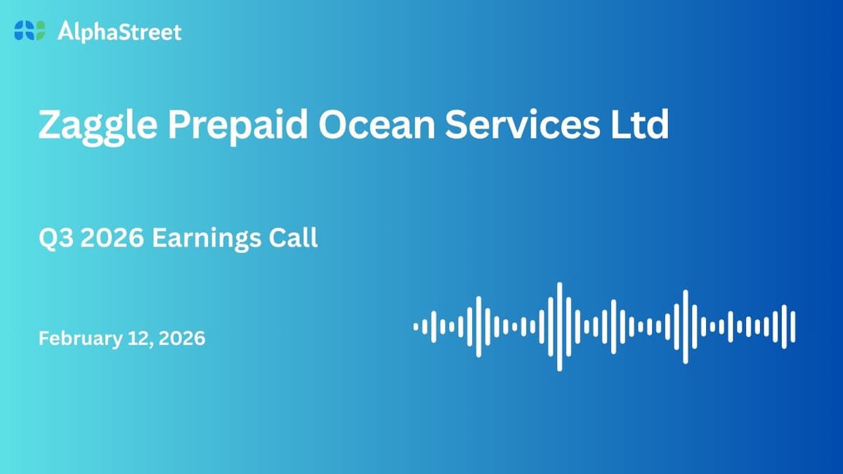 Zaggle Prepaid Ocean Services Ltd Q3 FY2025-26 Earnings Conference Call