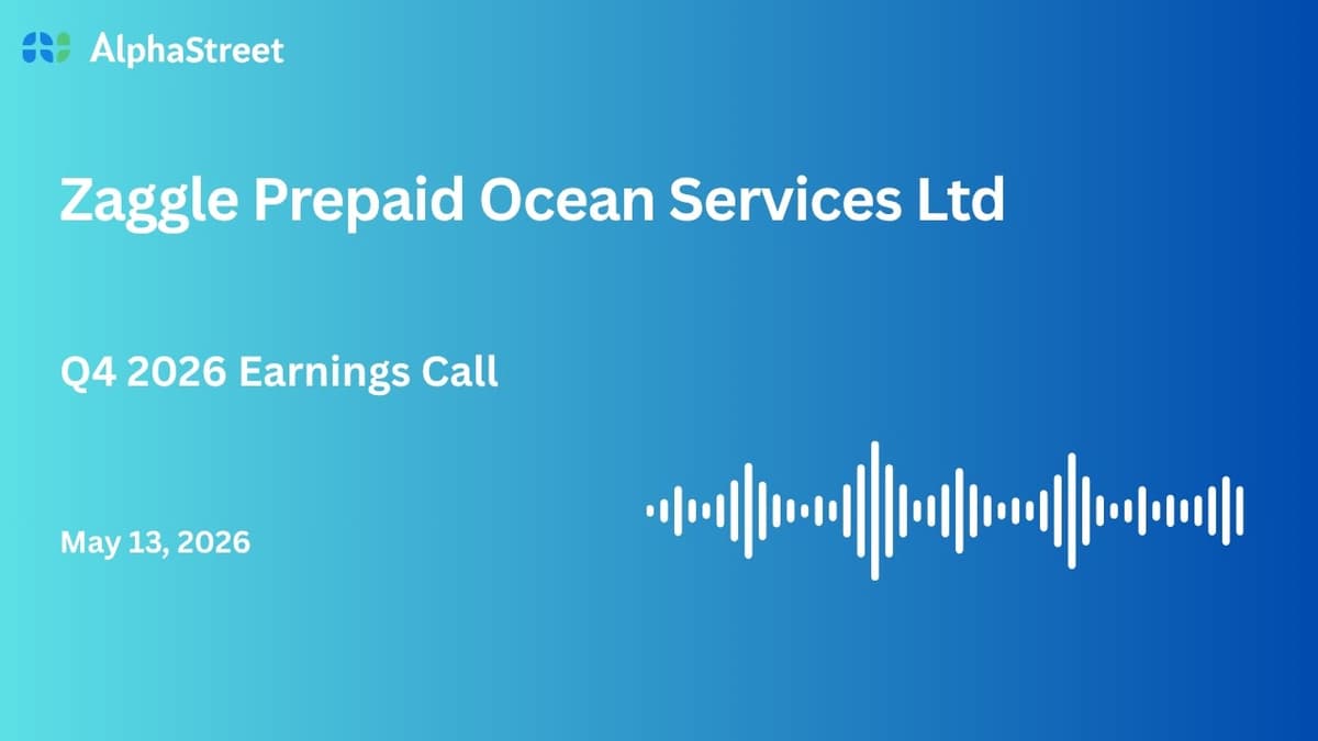 Zaggle Prepaid Ocean Services Ltd Q4 FY2025-26 Earnings Conference Call