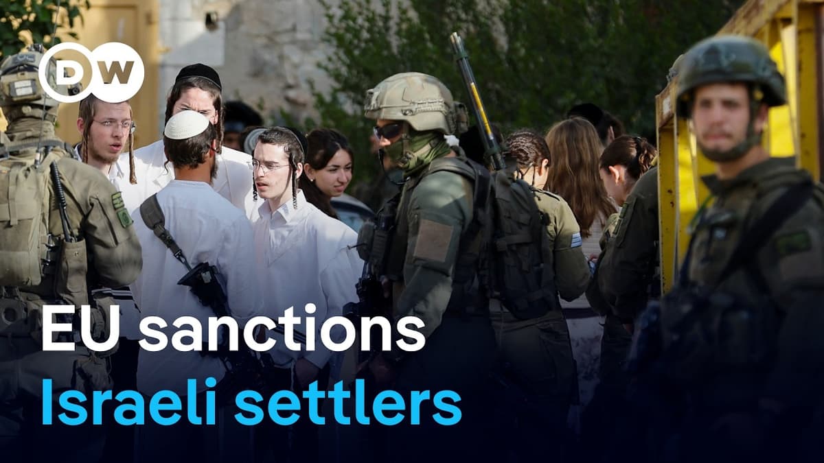 EU Finally Sanctions West Bank Settlers – and Israel Is Furious | DW News